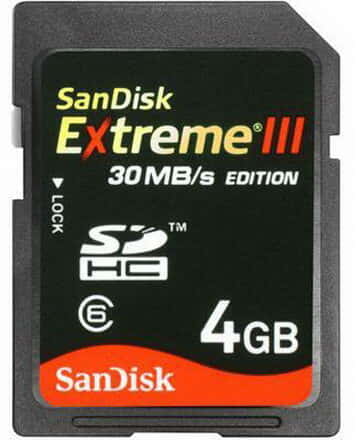 کارت حافظه  سن دیسک Extreme III SD 4GB16554